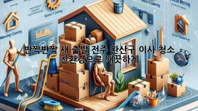 ✨ 반짝반짝 새 출발! 전주 완산구 이사 청소, 친환경으로 깨끗하게! 🏡